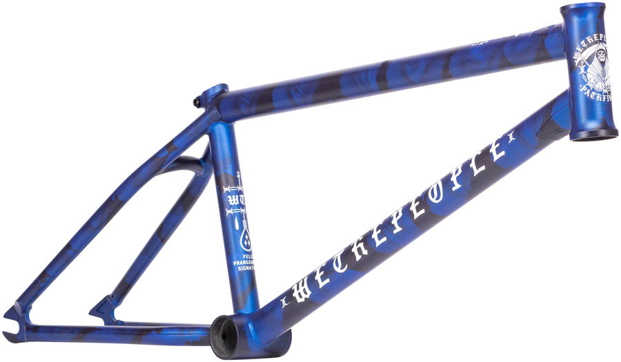 We The People Pathfinder BMX Frame - 21.25" TT, Matt Aqua Blue