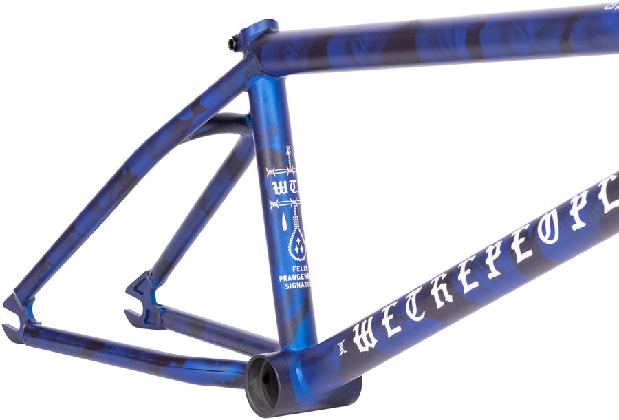 We The People Pathfinder BMX Frame - 21.25" TT, Matt Aqua Blue