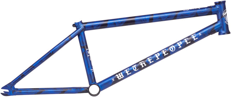 We The People Pathfinder BMX Frame - 20.75" TT, Matt Aqua Blue