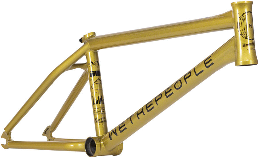 We The People Network BMX Frame - 21.1" TT, Dark Gold