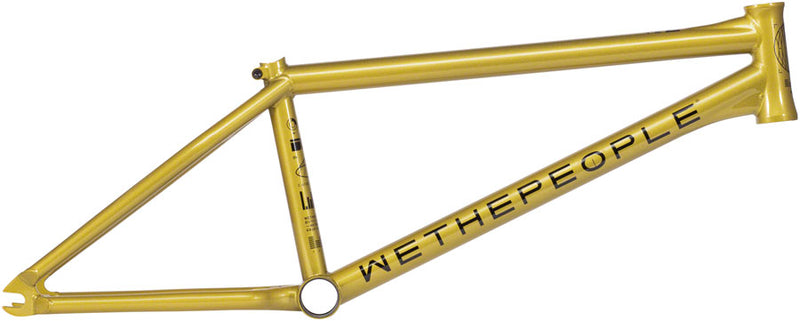 We The People Network BMX Frame - 20.8" TT, Dark Gold