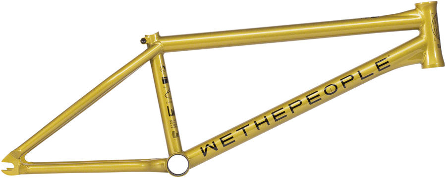 We The People Network BMX Frame - 21.1" TT, Dark Gold