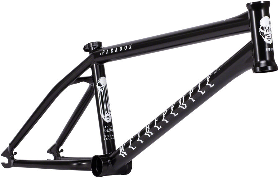 We The People Paradox BMX Frame - 21.25" TT, Black