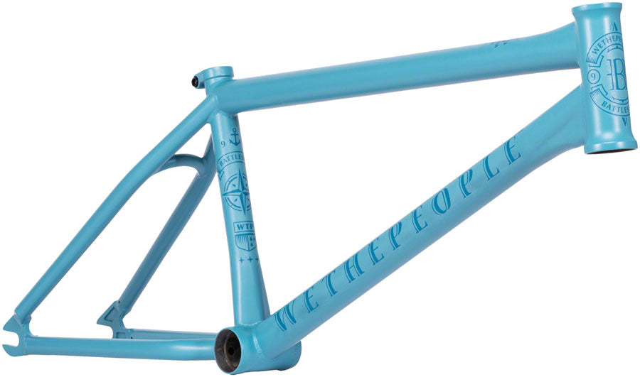 We The People Battleship Magnum BMX Frame - 21" TT, Matt Dusk Blue