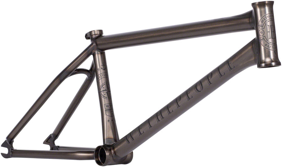 We The People Battleship Magnum BMX Frame - 20.75" TT, Matt Carbon Raw