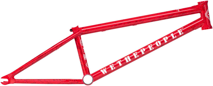 We The People Message BMX Frame - 21" TT, Firestorm Red