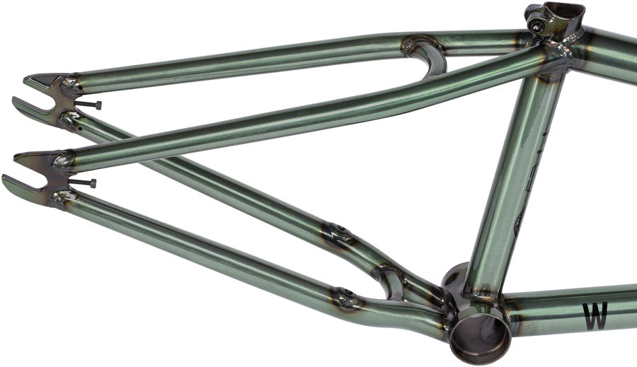 We The People Patrol BMX Frame - 21.15" TT, Translucent Racing Green