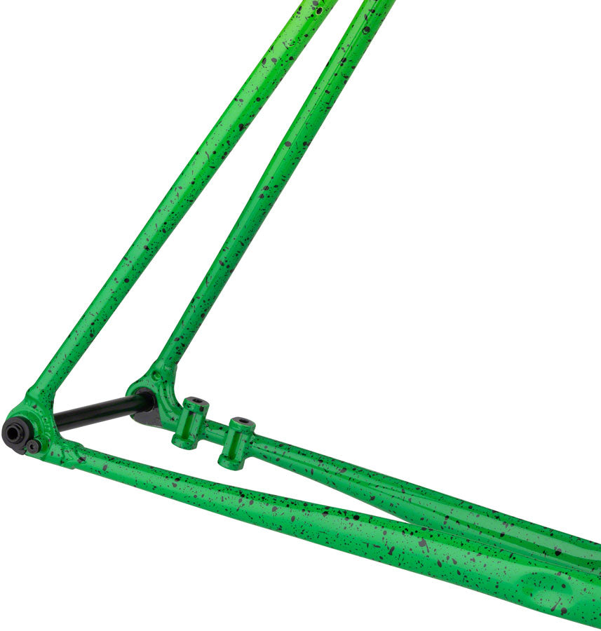 All-City Nature Boy A.C.E. Frameset - 700c, Steel, Green Fade Splatter, 52cm