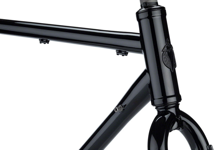 Salsa Marrakesh Frameset - 700c, Steel, Black, 57cm