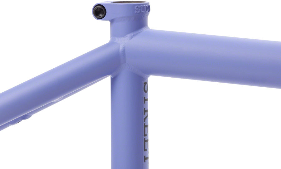 Sunday Street Sweeper BMX Frame - 20.75" TT, Blue/Lavender