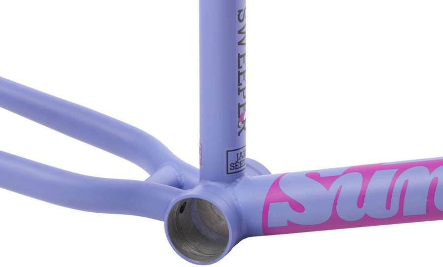 Sunday Street Sweeper BMX Frame - 21" TT, Blue/Lavender