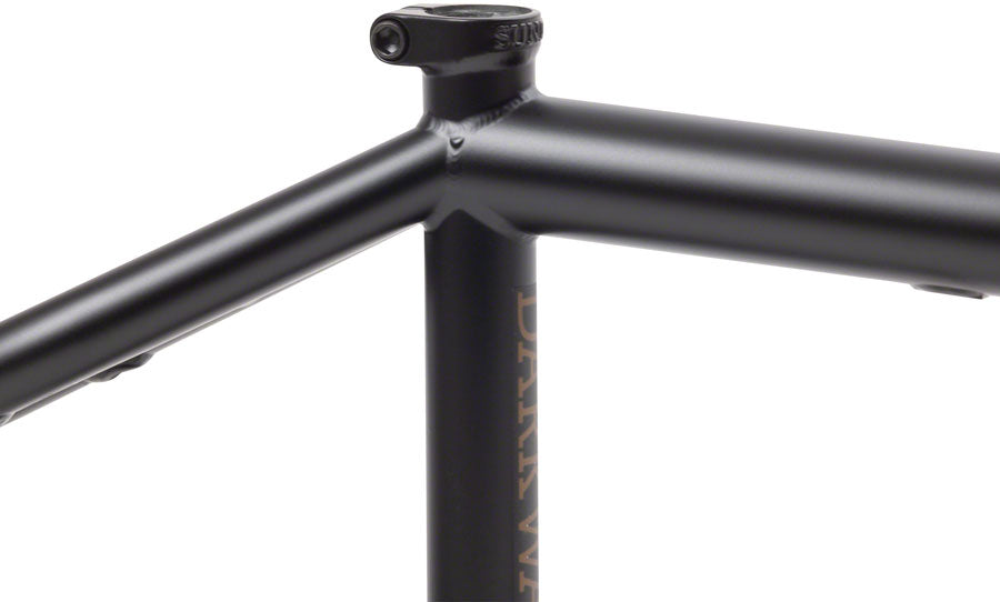 Sunday Darkwave BMX Frame - 21.25" TT, Matte Black