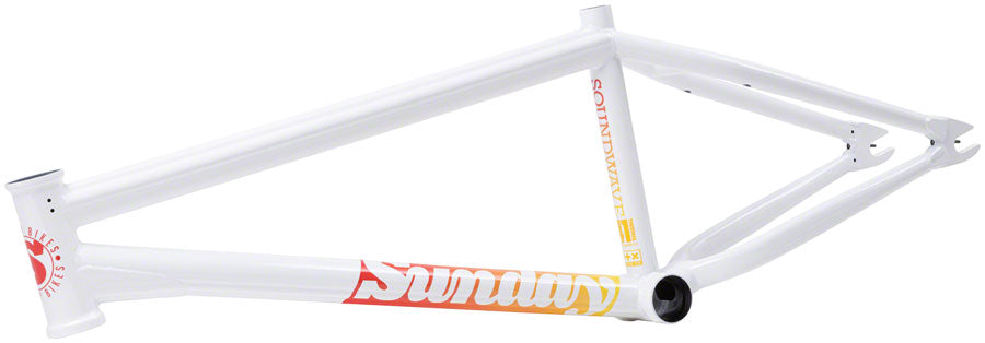 Sunday Soundwave V3 BMX Frame - 21" TT, Gloss White