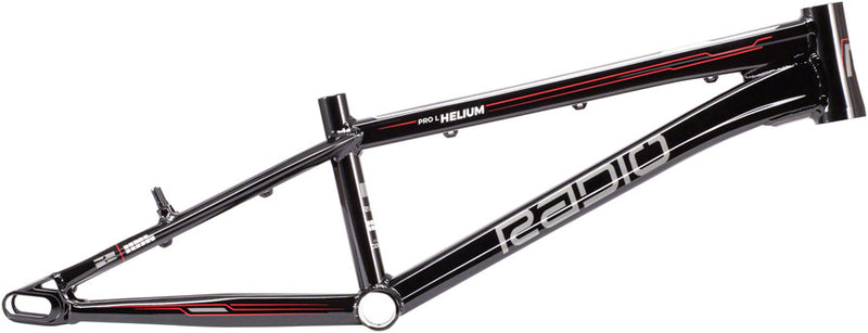 Radio BMX Raceline Helium BMX Race Frame - Pro L, 20.9'' TT, Black