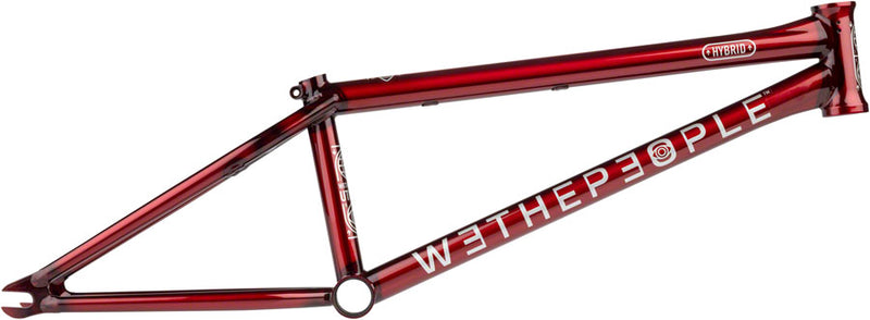 We The People Utopia Hybrid BMX Frame - 20.5" TT, Translucent Red