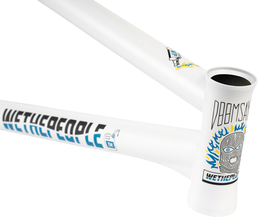 We The People Doomsayer BMX Frame - 21" TT, Matte White