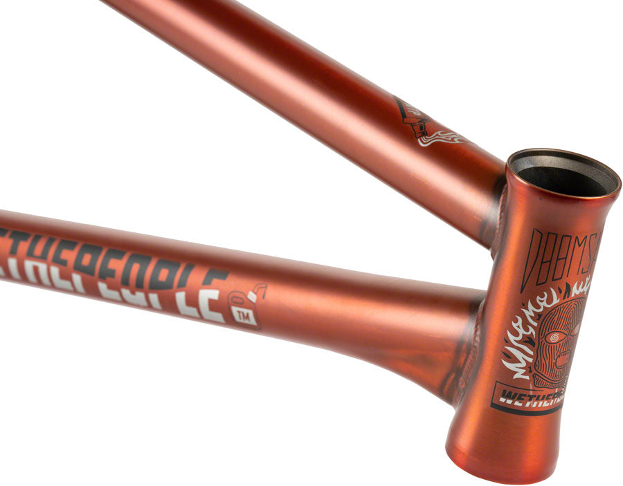 We The People Doomsayer BMX Frame - 21" TT, Matte Brown