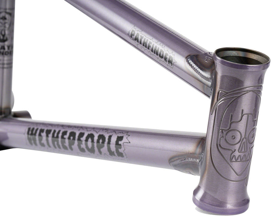 We The People Pathfinder BMX Frame - 21.25" TT, Lilac Gray