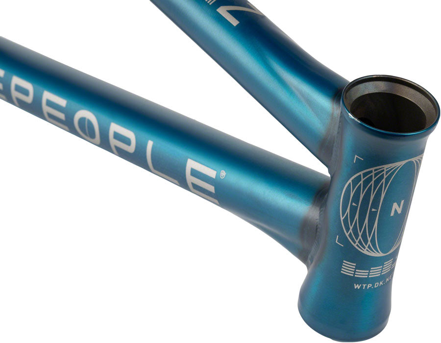 We The People Network BMX Frame - 20.5" TT, Matte Translucent Teal