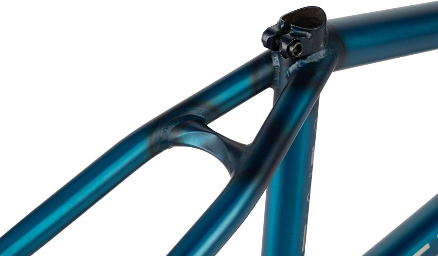 We The People Network BMX Frame - 20.8" TT, Matte Translucent Teal