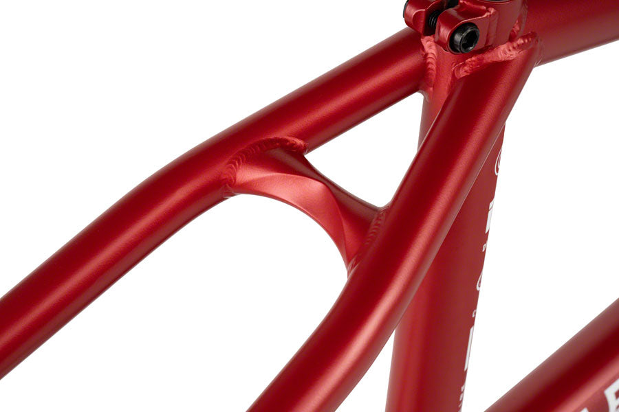 We The People Network BMX Frame - 20.5" TT, Matte Metallic Red