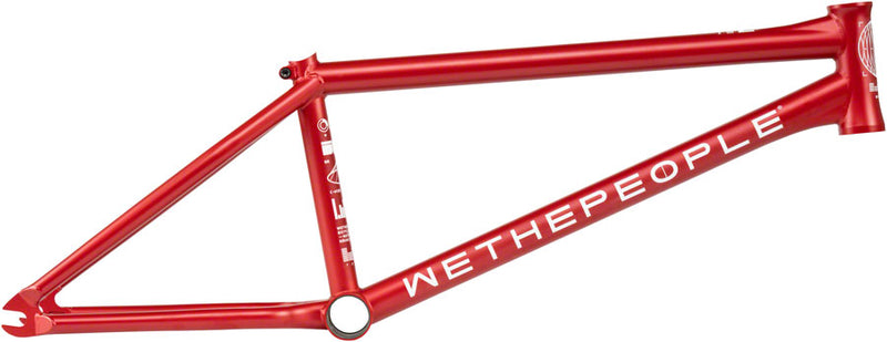 We The People Network BMX Frame - 20.8" TT, Matte Metallic Red