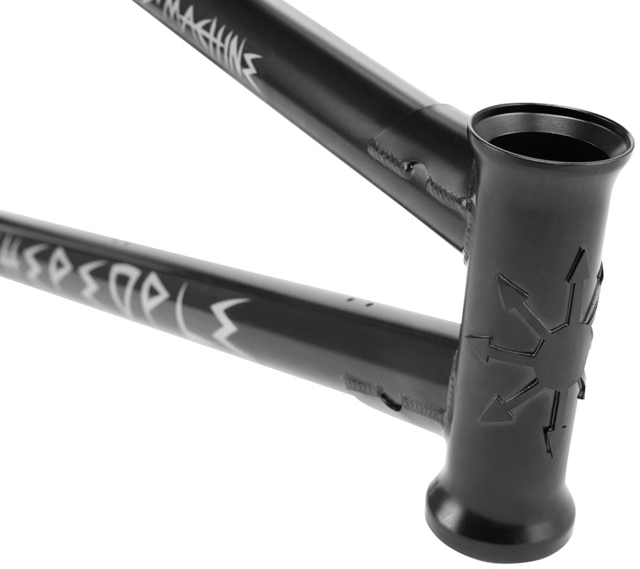 We The People Chaos Machine BMX Frame - 21.35" TT, Black