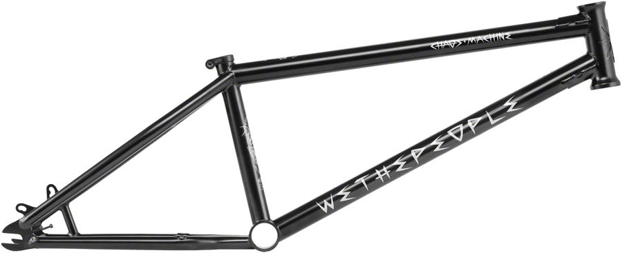 We The People Chaos Machine BMX Frame - 21" TT, Black