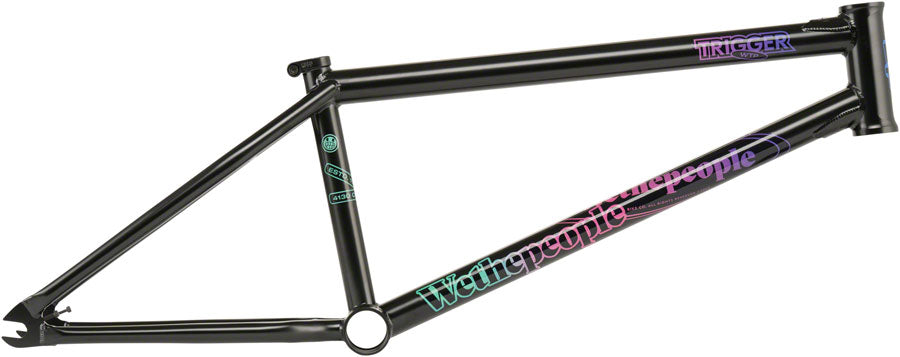 We The People Trigger BMX Frame - 21.25" TT, Black