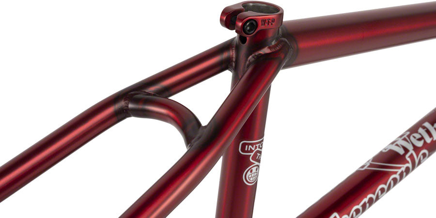 We The People Trigger BMX Frame - 20.5" TT, Matte Translucent Red