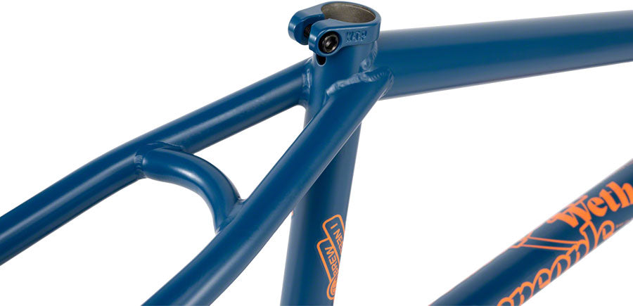 We The People Trigger BMX Frame - 21" TT, Matte Navy Blue