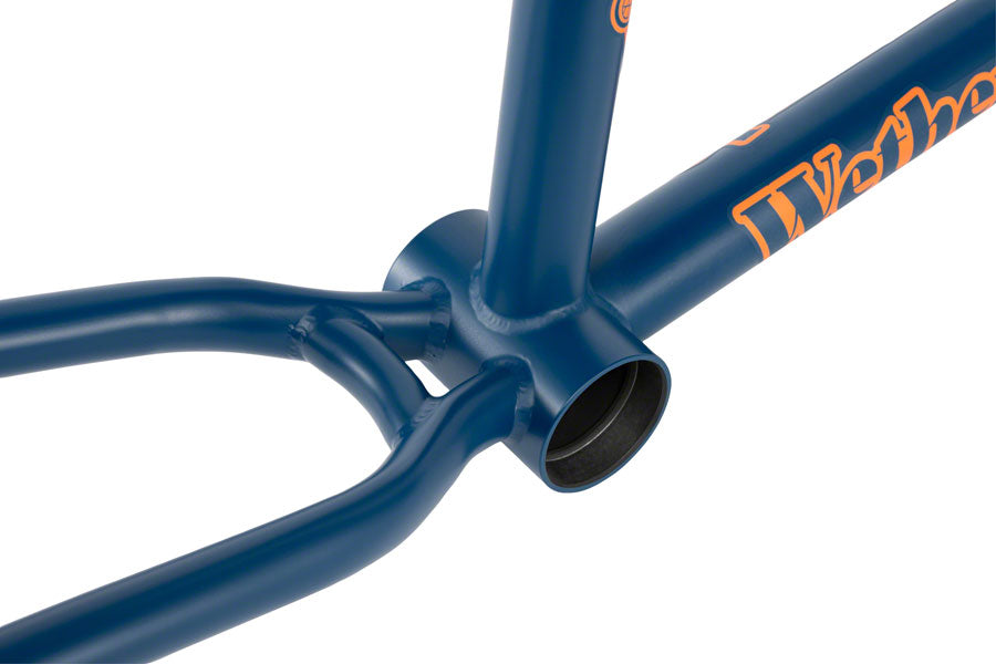 We The People Trigger BMX Frame - 21" TT, Matte Navy Blue