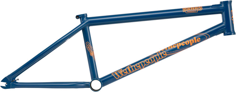 We The People Trigger BMX Frame - 21" TT, Matte Navy Blue