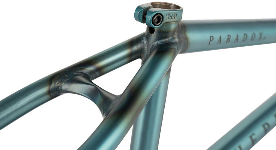 We The People Paradox BMX Frame - 20.75" TT, Matte Translucent Mint