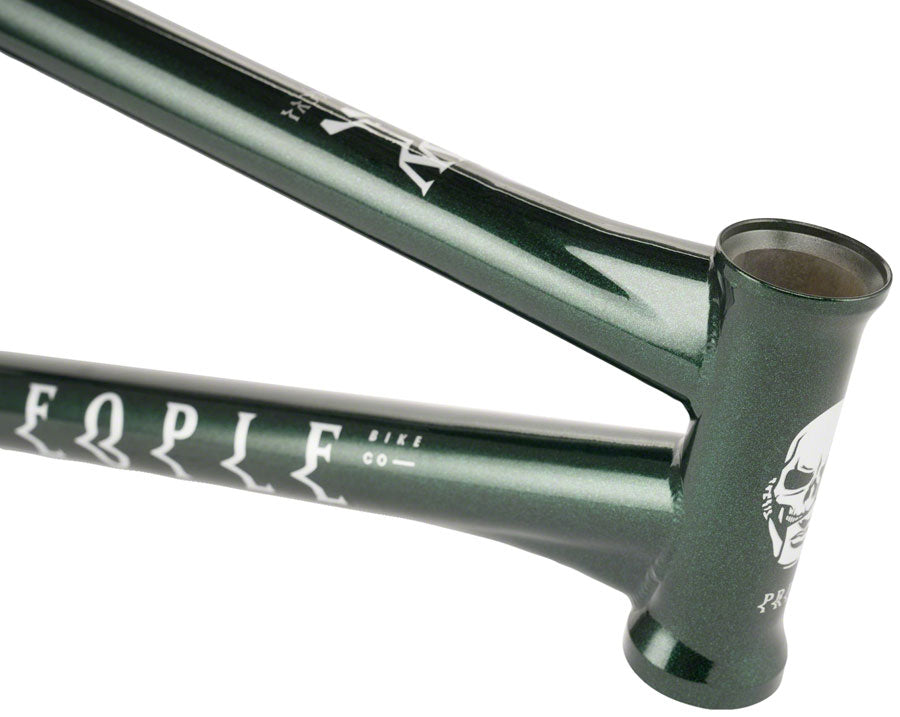 We The People Paradox BMX Frame - 21.25" TT, Abyss Green