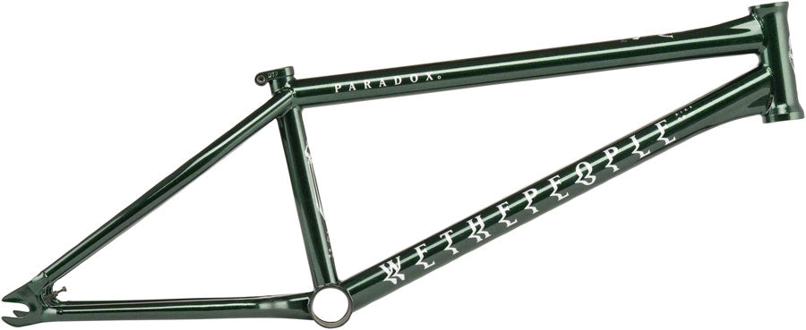 We The People Paradox BMX Frame - 21.25" TT, Abyss Green