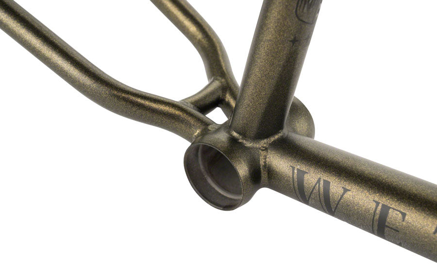 We The People Battleship Magnum BMX Frame - 20.75" TT, Metallic Bronze