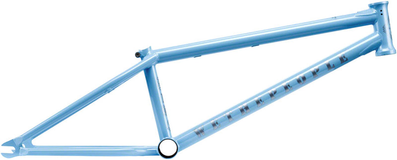 We The People Message BMX Frame - 21" TT, Metallic Sky Blue