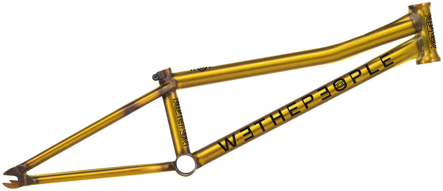 We The People Utopia BMX Frame - 20" TT, Matte Translucent Gold