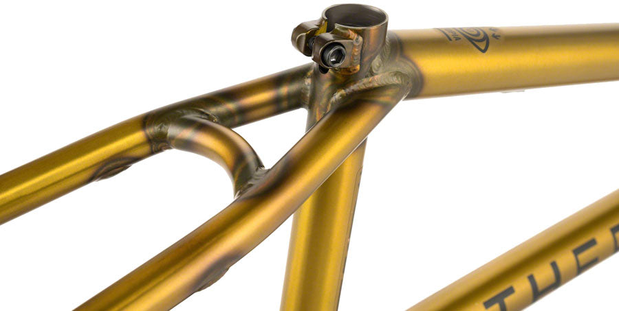 We The People Utopia Hybrid BMX Frame - 20.5" TT, Matte Translucent Gold