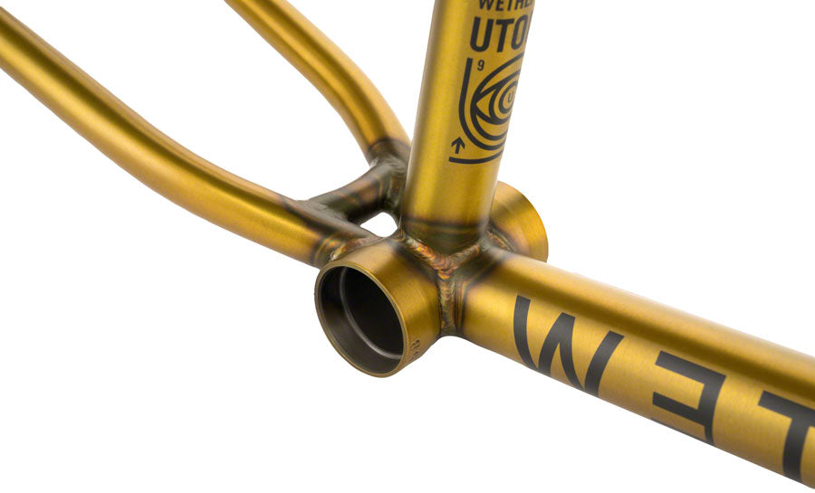 We The People Utopia Hybrid BMX Frame - 20.5" TT, Matte Translucent Gold