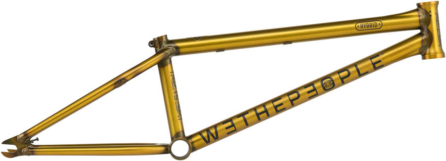 We The People Utopia Hybrid BMX Frame - 20.5" TT, Matte Translucent Gold