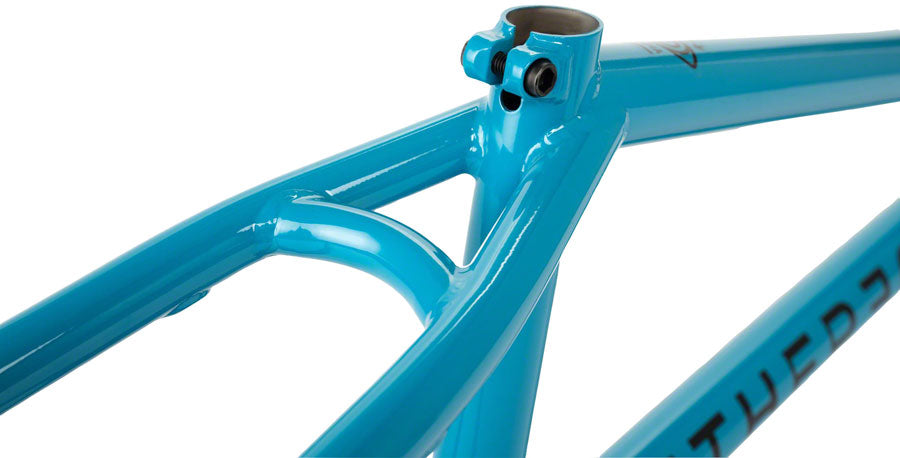 We The People Utopia Hybrid BMX Frame - 20" TT, Neon Teal