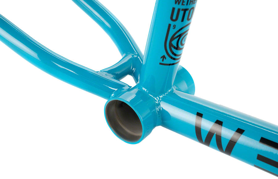 We The People Utopia Hybrid BMX Frame - 20.5" TT, Neon Teal