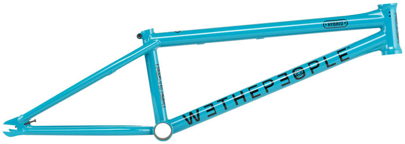 We The People Utopia Hybrid BMX Frame - 20.5" TT, Neon Teal