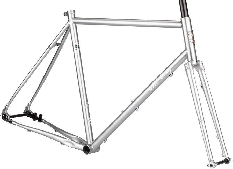 All-City Super Professional Frameset - 700c / 650b, Steel, Quicksilver, 55cm