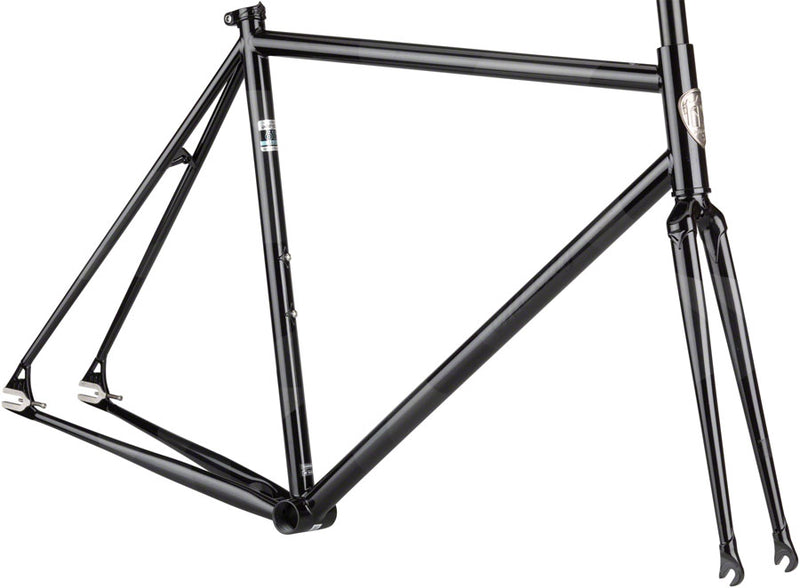 All-City Big Block Frameset - 700c, Steel, Night Sky / Smoke, 55cm