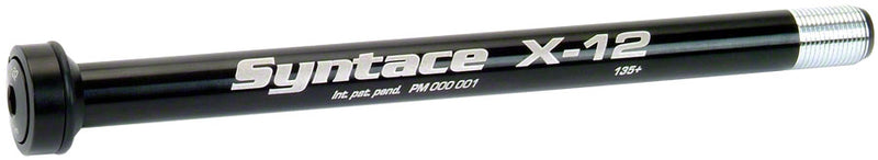 Syntace X-12 Rear Thru-Axle: 142 x 12 mm, Black