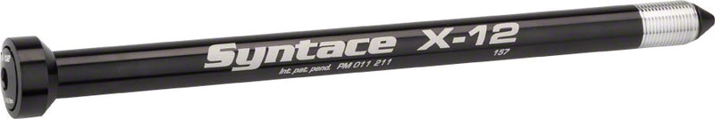 Syntace X-12 Rear Thru-Axle: 157 x 12 mm, Black