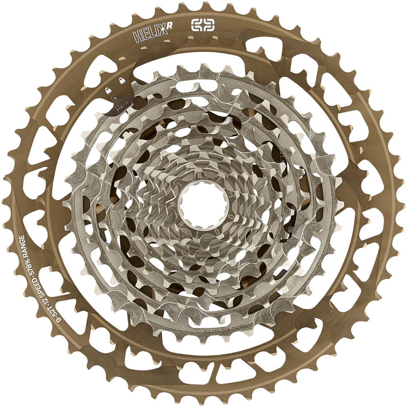 e*thirteen Helix Race Cassette - 12-Speed, 9-52t, Bronze